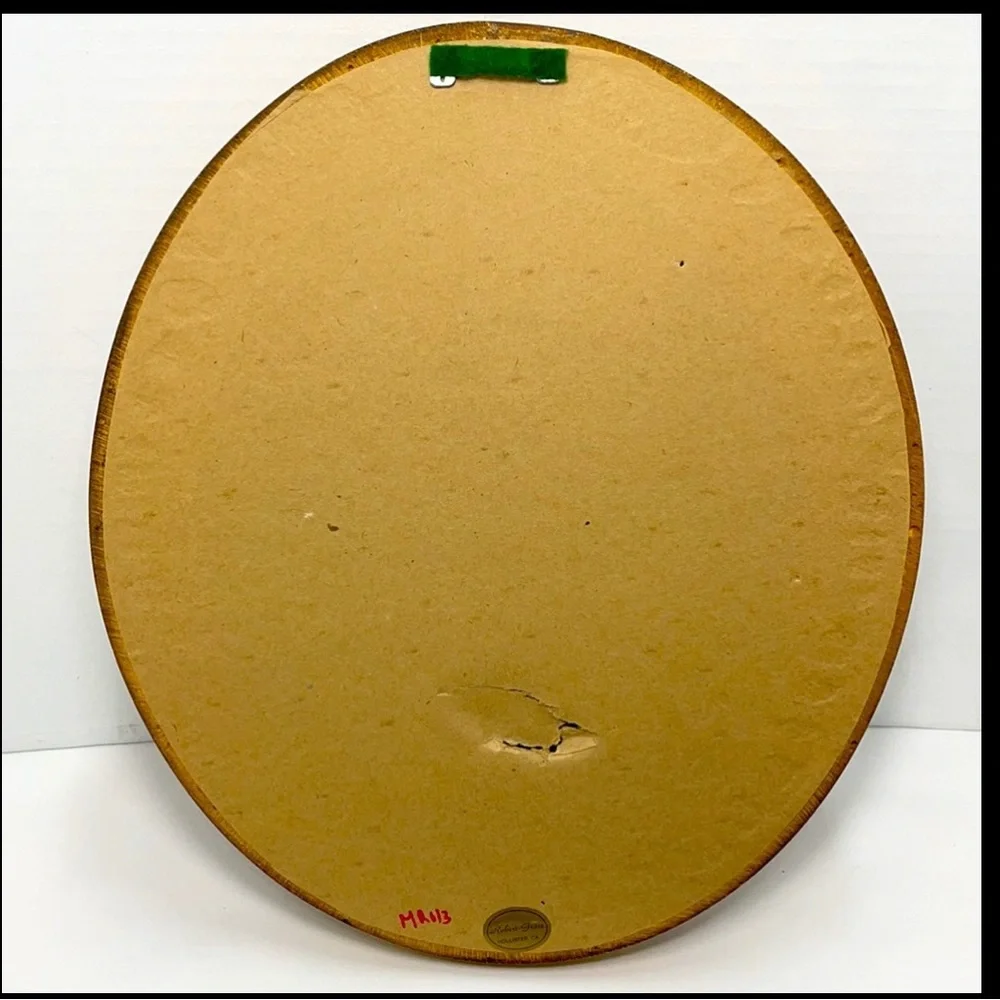 Vintage Oval Gold Ornate 